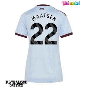 Aston Villa Ian Maatsen #22 Dámské Alternativní Dres 2026-27 Krátký Rukáv Aston Villa Ian Maatsen #22 Dámské Alternativní Dres 2026-27 Krátký Rukáv
